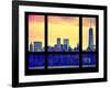 Skyline Manhattan with the One World Trade Center (1WTC) at Sunset - New York, USA-Philippe Hugonnard-Framed Photographic Print