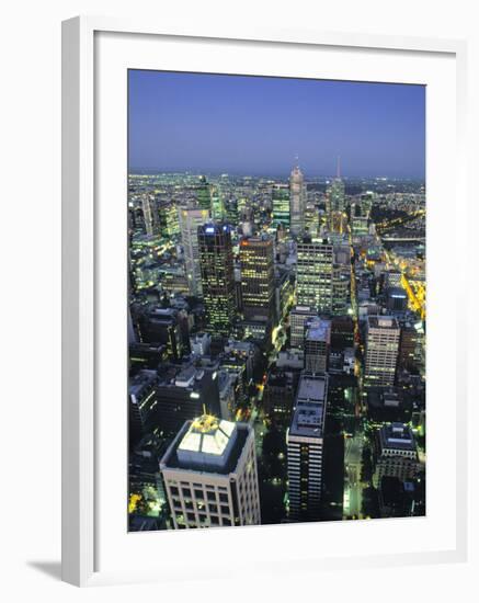 Skyline, Melbourne, Victoria, Australia-Doug Pearson-Framed Photographic Print