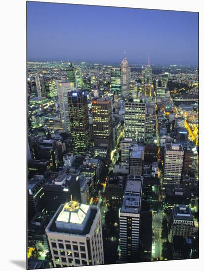 Skyline, Melbourne, Victoria, Australia-Doug Pearson-Mounted Photographic Print