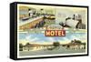 Skyline Motel, Amarillo-null-Framed Stretched Canvas