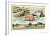 Skyline Motel, Amarillo-null-Framed Art Print
