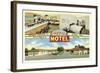 Skyline Motel, Amarillo-null-Framed Art Print