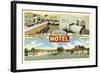 Skyline Motel, Amarillo-null-Framed Art Print
