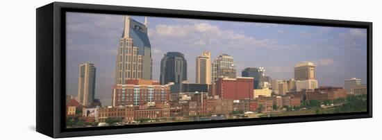 Skyline Nashville, TN-null-Framed Stretched Canvas