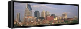 Skyline Nashville, TN-null-Framed Stretched Canvas