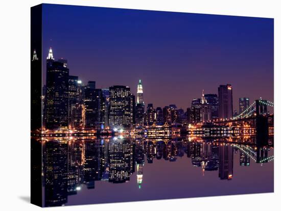 Skyline, New York City-Sabine Jacobs-Stretched Canvas