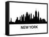 Skyline New York-unkreatives-Framed Stretched Canvas