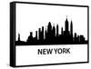 Skyline New York-unkreatives-Framed Stretched Canvas