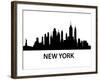 Skyline New York-unkreatives-Framed Art Print