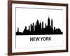 Skyline New York-unkreatives-Framed Art Print