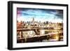 Skyline New York-Philippe Hugonnard-Framed Premium Giclee Print