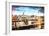 Skyline New York-Philippe Hugonnard-Framed Premium Giclee Print