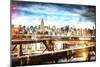 Skyline New York-Philippe Hugonnard-Mounted Premium Giclee Print