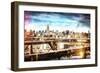 Skyline New York-Philippe Hugonnard-Framed Giclee Print