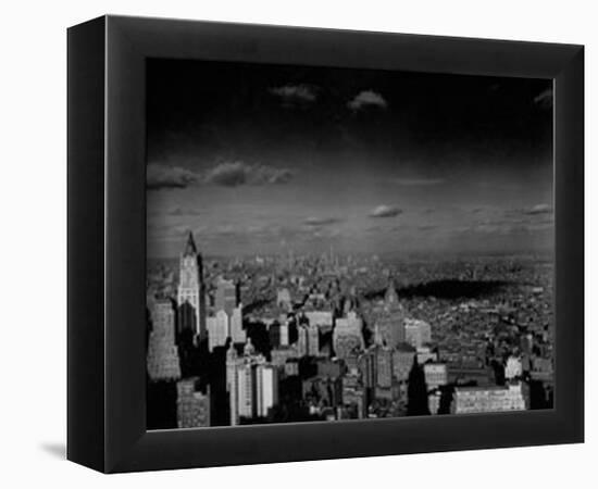 Skyline North from Wall Street-null-Framed Poster