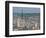 Skyline, Notre Dame Cathedral and Town Seen From St. Catherine Mountain, Rouen, Normandy, France-Guy Thouvenin-Framed Photographic Print