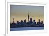 Skyline of Auckland, North Island, New Zealand, Pacific-Michael-Framed Photographic Print