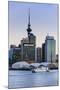 Skyline of Auckland, North Island, New Zealand, Pacific-Michael-Mounted Photographic Print