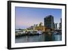 Skyline of Auckland, North Island, New Zealand, Pacific-Michael-Framed Photographic Print