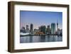 Skyline of Auckland, North Island, New Zealand, Pacific-Michael-Framed Photographic Print