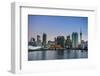 Skyline of Auckland, North Island, New Zealand, Pacific-Michael-Framed Photographic Print