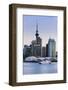 Skyline of Auckland, North Island, New Zealand, Pacific-Michael-Framed Photographic Print