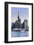 Skyline of Auckland, North Island, New Zealand, Pacific-Michael-Framed Photographic Print