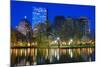 Skyline of Boston, Massachusetts from Boston Public Garden.-SeanPavonePhoto-Mounted Photographic Print