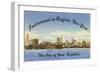 Skyline of Buffalo, New York-null-Framed Art Print