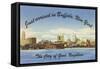 Skyline of Buffalo, New York-null-Framed Stretched Canvas