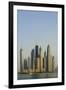 Skyline of Buildings around the Dubai Marina, Dubai, Uae-Michael DeFreitas-Framed Premium Photographic Print