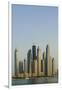 Skyline of Buildings around the Dubai Marina, Dubai, Uae-Michael DeFreitas-Framed Photographic Print
