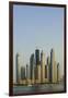 Skyline of Buildings around the Dubai Marina, Dubai, Uae-Michael DeFreitas-Framed Photographic Print