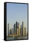 Skyline of Buildings around the Dubai Marina, Dubai, Uae-Michael DeFreitas-Framed Stretched Canvas