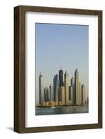 Skyline of Buildings around the Dubai Marina, Dubai, Uae-Michael DeFreitas-Framed Photographic Print