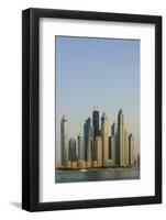 Skyline of Buildings around the Dubai Marina, Dubai, Uae-Michael DeFreitas-Framed Photographic Print