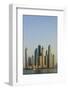 Skyline of Buildings around the Dubai Marina, Dubai, Uae-Michael DeFreitas-Framed Photographic Print