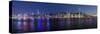 Skyline of Central, Hong Kong Island, from Victoria Harbour, Hong Kong, China, Asia-Gavin Hellier-Stretched Canvas