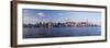 Skyline of Central, Hong Kong Island, from Victoria Harbour, Hong Kong, China, Asia-Gavin Hellier-Framed Premium Photographic Print