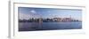 Skyline of Central, Hong Kong Island, from Victoria Harbour, Hong Kong, China, Asia-Gavin Hellier-Framed Photographic Print