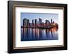 Skyline of Chicago & Navy Pier-null-Framed Art Print