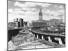 Skyline of Cleveland-Carl McDow-Mounted Photographic Print