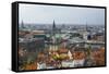Skyline of Copenhagen, Denmark, Scandinavia, Europe-Yadid Levy-Framed Stretched Canvas