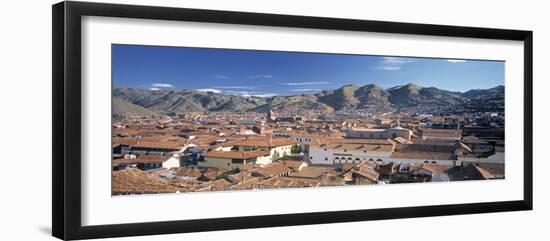 Skyline of Cusco, Peru-Peter Adams-Framed Photographic Print