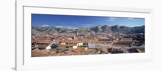 Skyline of Cusco, Peru-Peter Adams-Framed Photographic Print