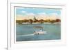 Skyline of Davenport, Iowa-null-Framed Premium Giclee Print