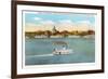 Skyline of Davenport, Iowa-null-Framed Premium Giclee Print