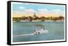 Skyline of Davenport, Iowa-null-Framed Stretched Canvas