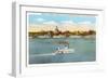 Skyline of Davenport, Iowa-null-Framed Art Print