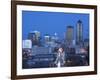 Skyline of Des Moines, Iowa, USA-Walter Bibikow-Framed Photographic Print